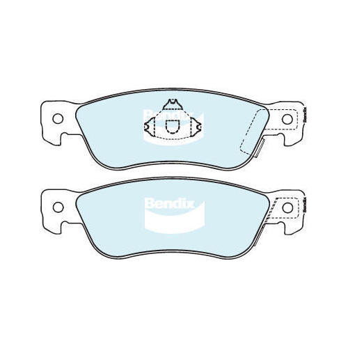 Brake Pads General CT Rear Bendix DB1163GCT for Honda City GM26 Sedan 1.5 i-VTEC (GM26) 1.5LTP L15A7