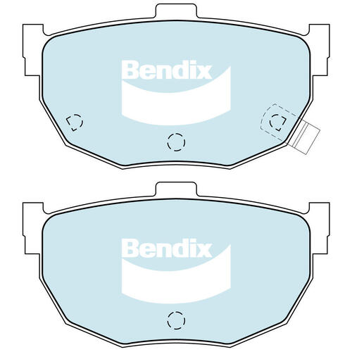Brake Pads General CT Front Bendix DB1166GCT for Hyundai Tiburon GK Coupe V6 2.7LTP G6BA G