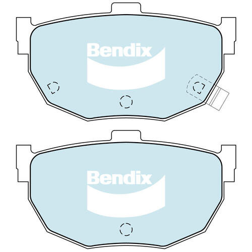 Brake Pads General CT Front Bendix DB1166GCT for Kia Cerato LD Sedan 2.0LTP G4GC