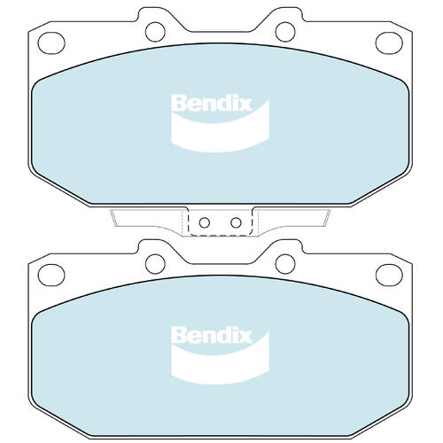 Brake Pads General CT Front Bendix DB1170GCT for Nissan 200 SX S15 Coupe Turbo 2.0LTP SR20DET