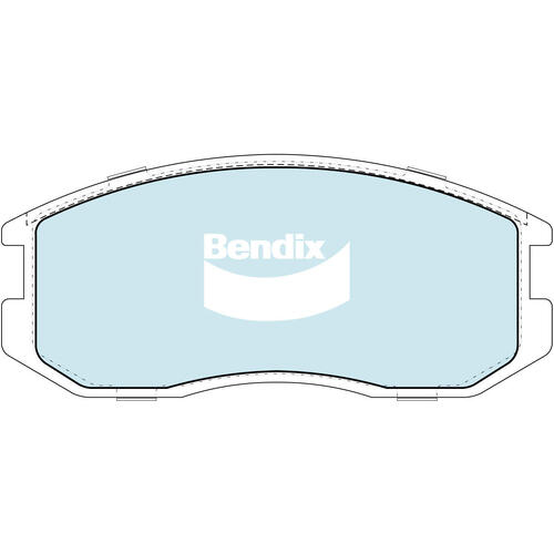 Bendix DB1201 General CT Disc Pad Set