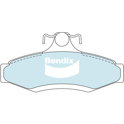 Brake Pads General CT Front Bendix DB1204GCT for Mitsubishi Magna TJ Wagon i 3.0LTP 6G72