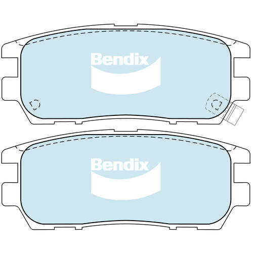 Brake Pads H/Duty Bendix DB1231HD for Mitsubishi Verada KW Sedan 3.5 3.5LTP 6G74