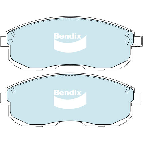 Brake Pads General CT Bendix DB1232GCT for Nissan Stagea M35 Wagon 2.5LTP VQ25DD