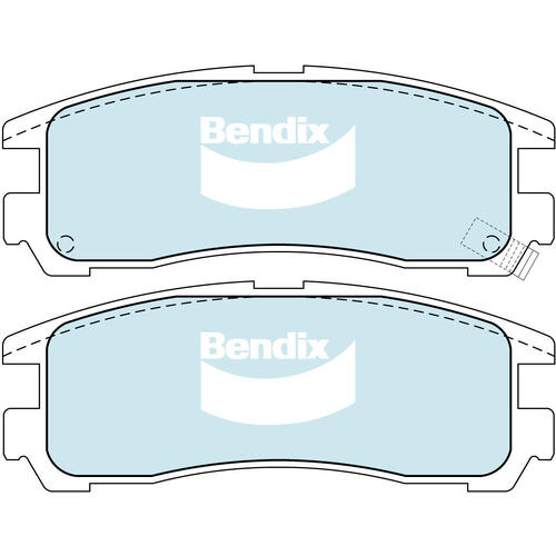 Bendix DB1239 General CT Disc Pad Set