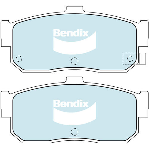 Brake Pads General CT Bendix DB1247GCT for Nissan Pulsar N15 Hatchback GTi 2.0LTP SR20DE