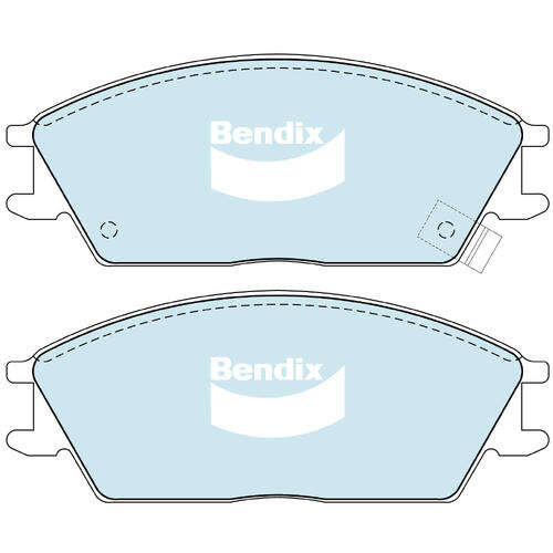 Bendix DB1252 General CT Disc Pad Set
