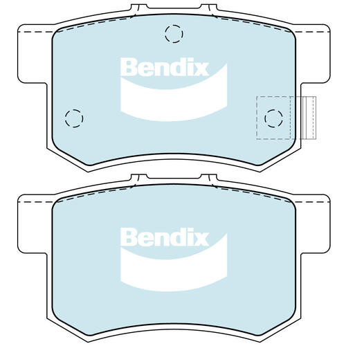 Brake Pads General CT Bendix DB1265GCT for Honda Insight ZE28 Hatchback 1.3 Hybrid (ZE28 ZE2) 1.3LTP/E LDA3