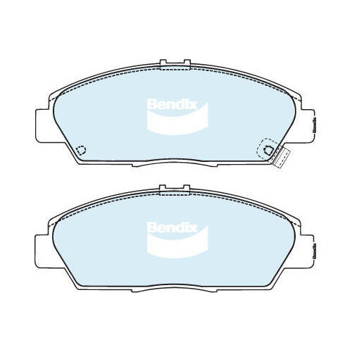 Brake Disc Pad Set Front Bendix DB1268 GCT For HONDA Accord CK Prellude BA BB