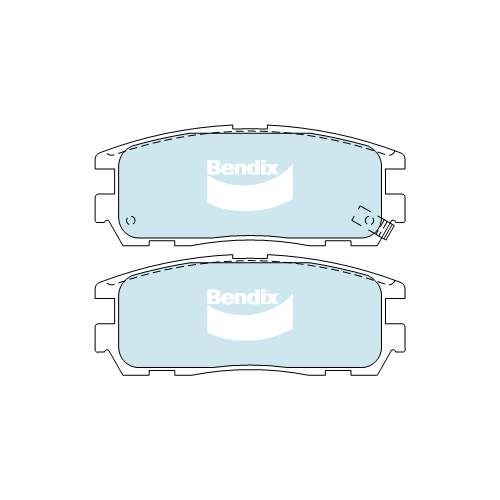 Brake Pads 4WD/SUV Bendix DB12804WD for Holden Rodeo TF Cab Chassis i 4x4 (TFS25) 3.2LTP 6VD1