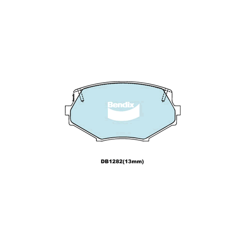 Brake Disc Pad Set Front Bendix DB1282 GCT For MAZDA MX-5 01/93- 04/98