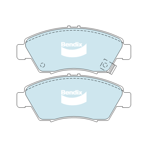 Brake Disc Pad Set Front Bendix DB1286 GCT For HONDA Civic CR-V Integra Jazz