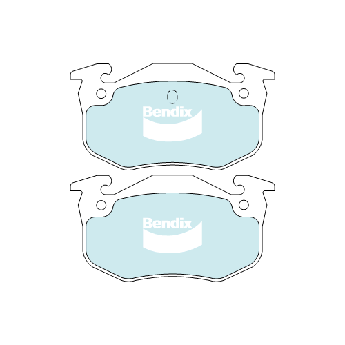 Brake Pads General CT Bendix DB1301GCT for Peugeot 206 2A C Hatchback 1.6LTP TU5JP4