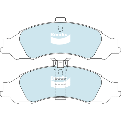 Brake Pads General CT Bendix DB1331GCT for Holden Commodore VX Sedan 3.8 i V6 3.8LTP L36