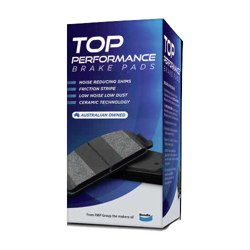 Rear Brake Pads TP Bendix DB1332TP for Holden Statesman WK Sedan Supercharged 3.8 Petrol L67