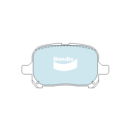 Brake Pads General CT Bendix DB1345GCT for Toyota Avalon MCX10 Sedan 3.0LTP 1MZ FE