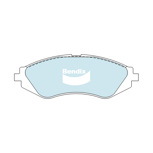 Brake Pads General CT Bendix DB1347GCT for Holden Viva JF Sedan i 1.8LTP F18D3