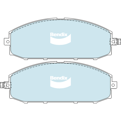 Brake Pads General CT Bendix DB1362GCT for Ford Laser KQ KN III Hatchback i 1.8LTP FP