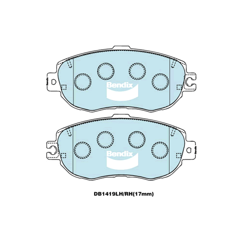 Brake Disc Pad Set  Bendix DB1419 GCT For Lexus LS UCF20400