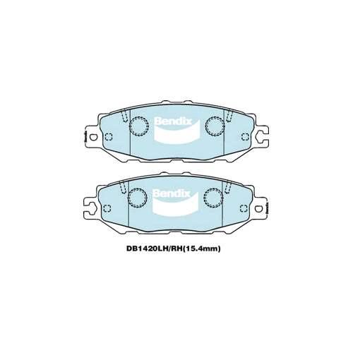Brake Disc Pad Set  Bendix DB1420 GCT For Lexus LS UCF20400