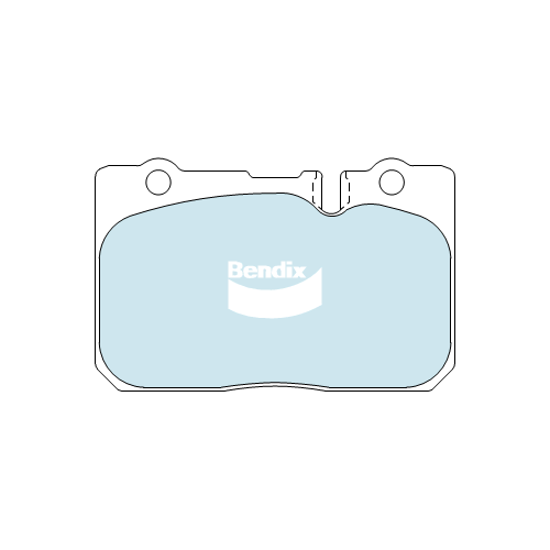 Brake Disc Pad Set  Bendix DB1421 GCT For Lexus LS UCF20400
