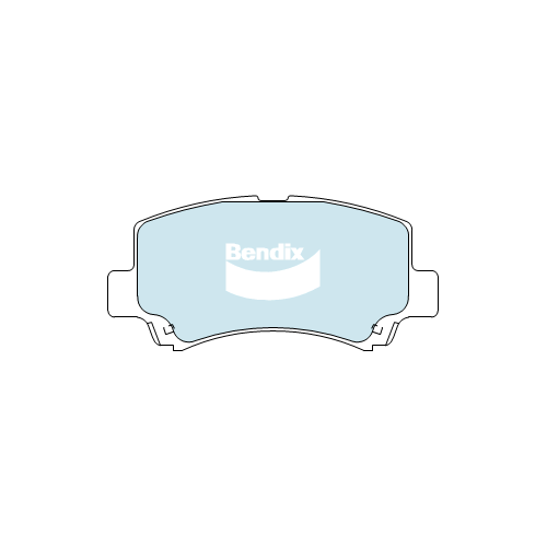 Brake Disc Pad Set  Bendix DB1459 GCT For SUZUKI WAGON R+