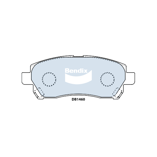 Brake Disc Pad Set  Bendix DB1460 GCT For SUZUKI APV GD 16V