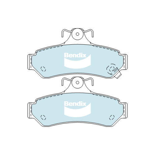 Brake Pads General CT Bendix DB1475GCT for Toyota Camry ACV40 Sedan 2.4LTP 2AZ FE