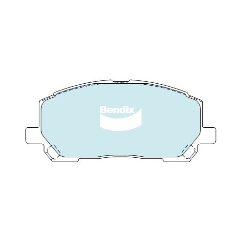 Brake Pads H/Duty Bendix DB1488HD for Toyota Kluger GSU40R SUV 3.3 3.3L 3MZ FE