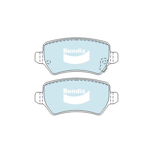 Brake Pads General CT Bendix DB1511GCT for Holden Astra AH Wagon i 1.8LTP Z18XER