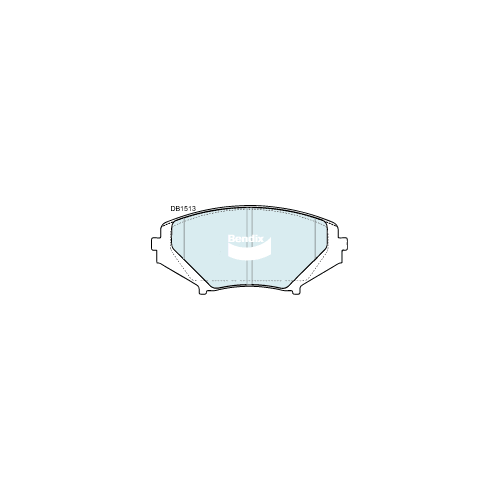 Brake Pads General CT Bendix DB1513GCT for Mazda RX 8 SE17 Coupe 1.3 Wankel 13B MSP