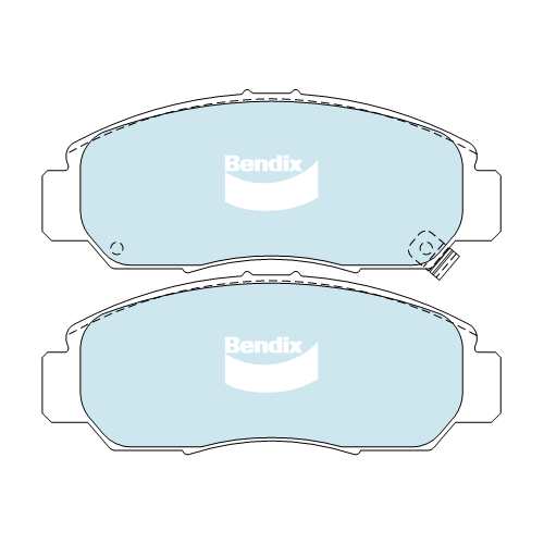 Brake Pads H/Duty Bendix DB1515HD for Honda Civic FN FK Hatchback (FN1 FK2) 1.8LTP R18A2