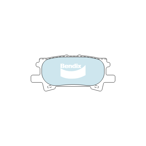 Brake Pads H/Duty Bendix DB1518HD for Toyota Kluger GSU40R SUV 3.3 3.3L 3MZ FE
