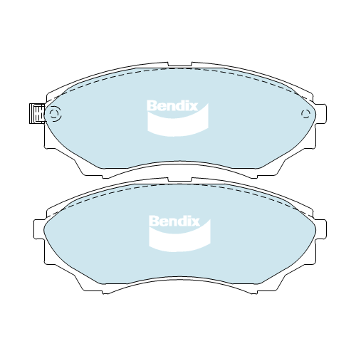 Brake Pads H/Duty Bendix DB1681HD for Mazda BT-50 CD UN Cab Chassis CDVi 4x4 3.0LTD WEAT