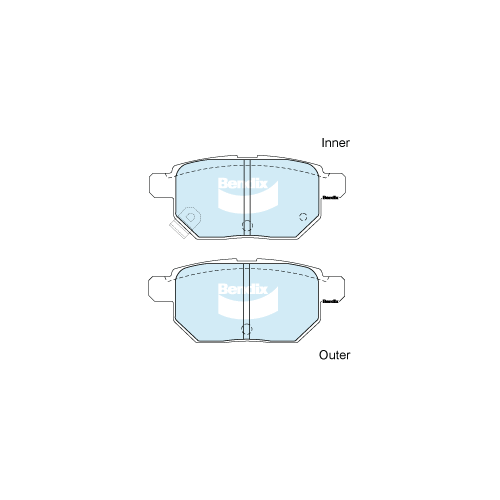 Brake Pads General CT Bendix DB1786GCT for Suzuki Swift FZ NZ Hatchback (AZG 416 AZH 416 RS416) 1.6LTP M16A