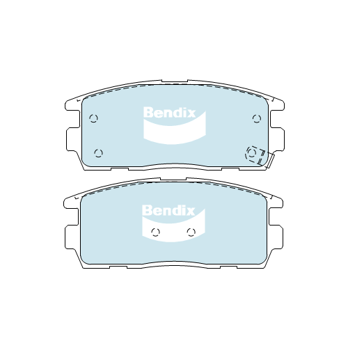 Brake Pads H/Duty Bendix DB1862HD for Holden Captiva CG7 SUV i AWD 3