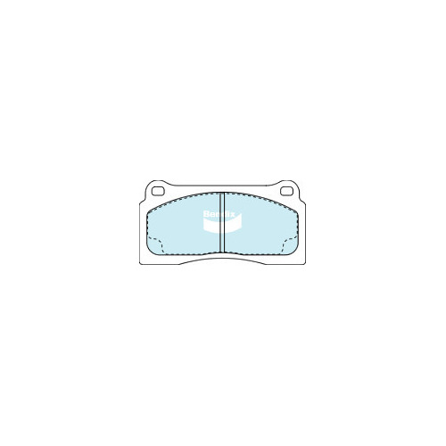 Brake Pads H/Duty Bendix DB1935HD for Ford Falcon FG X Ute i XR6 G6E 4.0LTP BARRA 195