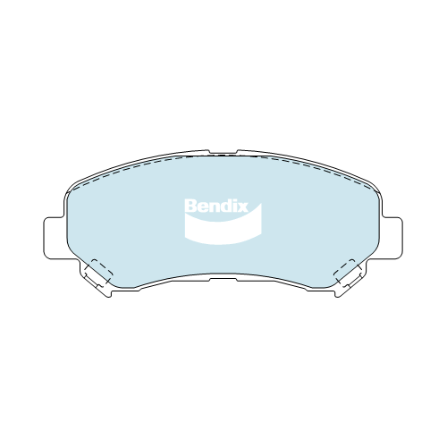 Brake Pads 4WD/SUV Bendix DB19464WD for Nissan X-Trail T31 SUV 4x4 2.5LTP QR25DE