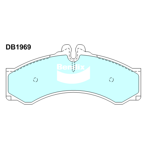 Brake Pads H/Duty Bendix DB1969HD for Volkswagen LT 28-46 2DC 2DF 2DG 2DL 2DM Cab Chassis TDI 2.5LTD BBF