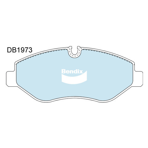 Brake Pads H/Duty Bendix DB1973HD for Volkswagen Crafter 30-35 2E Bus TDI 2.5LTD CECA BJL