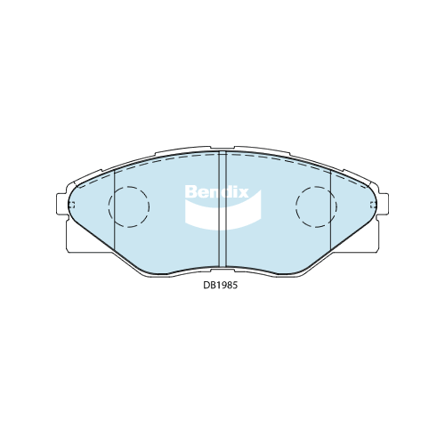Brake Pads H/Duty Bendix DB1985HD for Toyota Hilux GGN15 Ute 4.0LTP 1GR FE