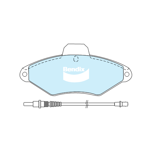 Brake Pads H/Duty Bendix DB2015HD for Peugeot 306 7A 7C N3 N5 Hatchback S16 2.0LTP RFY (XU10J4Z)