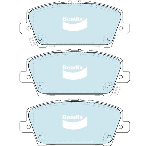 Brake Disc Pad Set  Bendix DB2047 GCT For HONDA CIVIC FD FA 2L FG FB 1.8L 2L