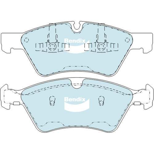 Brake Pads H/Duty Bendix DB2048HD for Mercedes Benz E-Class W211 Sedan E 500 (211.072) 5.5LTP M273.960