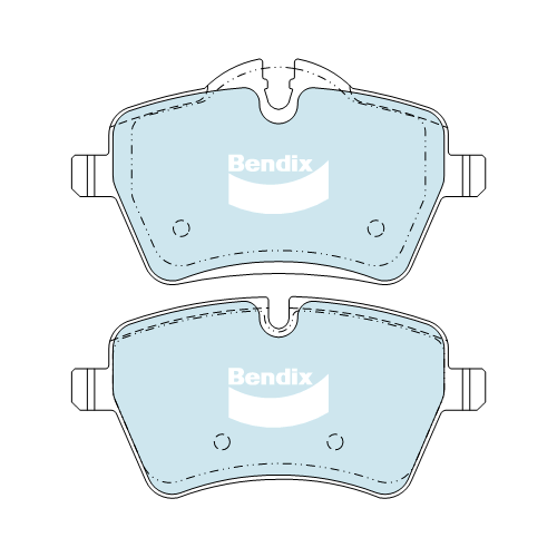Brake Disc Pad Set  Bendix DB2052 ULT For MINI CLUBMAN COUNTRYMAN PACEMAN R56 R57 R58 R59 COOPER