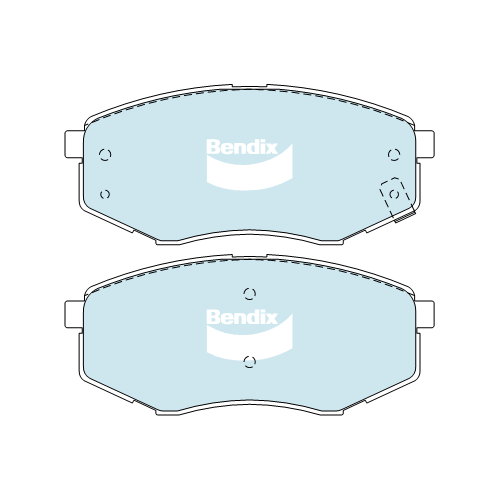 Brake Pads General CT Bendix DB2072GCT for Hyundai ix35 LM SUV Gdi Elite Trophy 2.0LTP G4NC