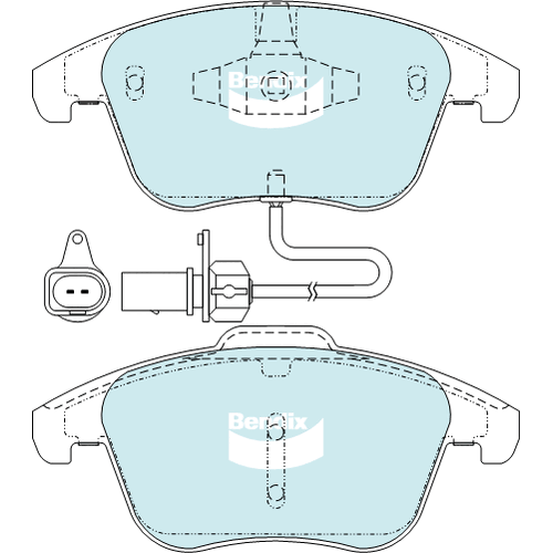 Brake Pads H/Duty Bendix DB2184HD for Audi A5 8T3 Coupe FSI 3.2LTP CALA