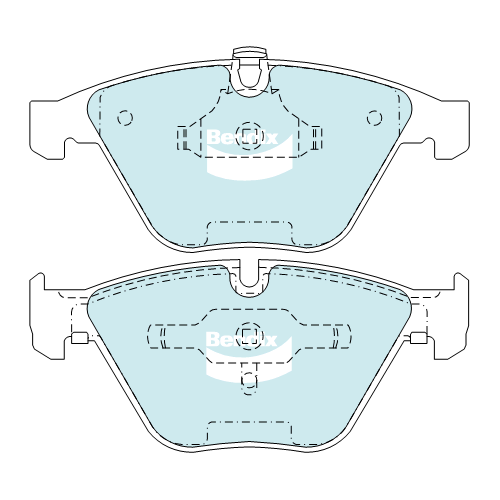 Brake Pads H/Duty Bendix DB2187HD for BMW 3 Series E90 Sedan 330d 3.0LTD N57D30A