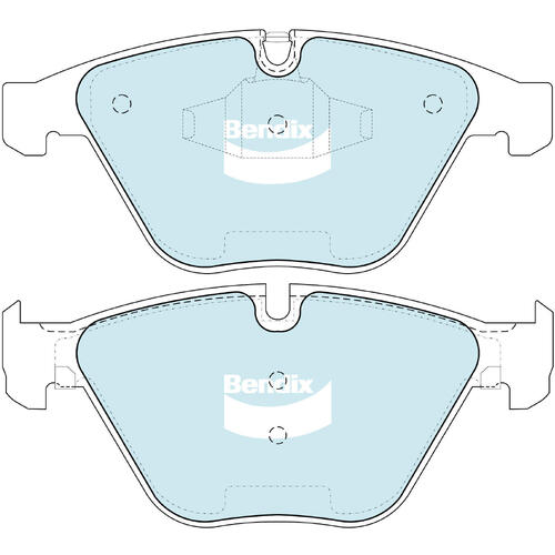 Brake Pads General CT Bendix DB2194GCT for BMW 3 Series E90 Sedan 325i Luminance 2.5LTP N52B25