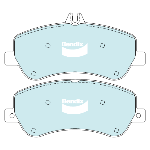 Brake Disc Pad Set  Bendix DB2213 GCT suist MERCEDES-BENZ GL-Class X164 GL 350